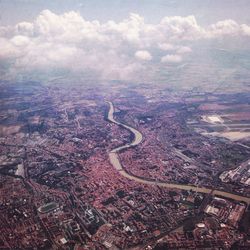 Aerial view of cityscape