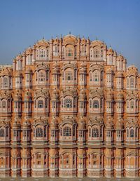 Low angle view of historical building against sky