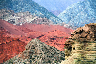 Aerial view of a valley