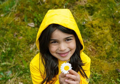 Portrait of a smiling young woman