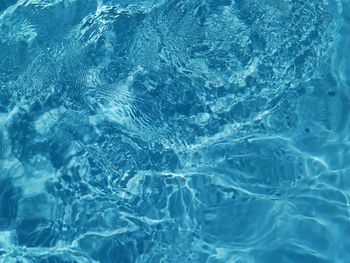 Full frame shot of water in swimming pool