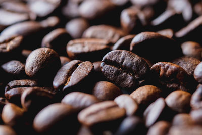 Full frame shot of coffee beans