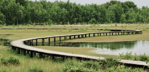 Scenic view of lake