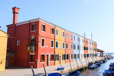 View of building against clear sky