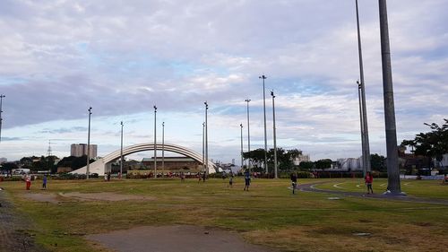 Group of people in park