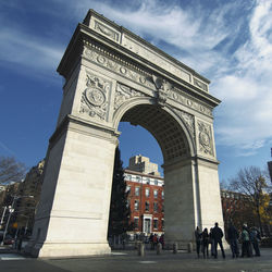 Low angle view of monument