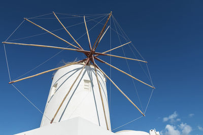 Iconic windmills of santorini