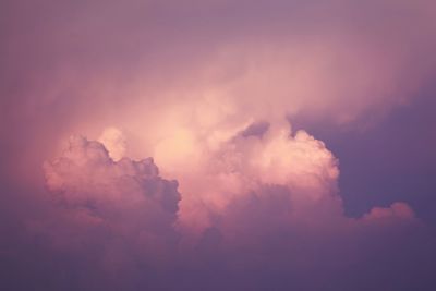 Low angle view of clouds in sky