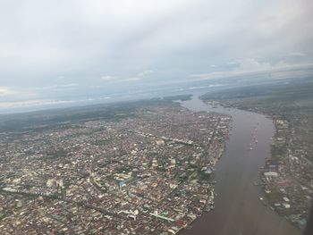 Aerial view of cityscape