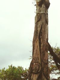 Low angle view of statue