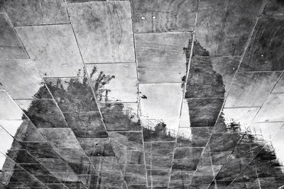 Low angle view of brick wall