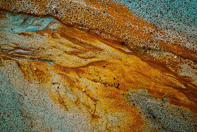 Full frame shot of rock on water