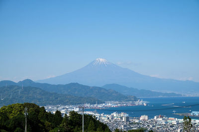 View of city at waterfront