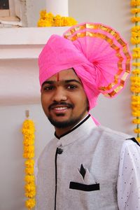 Portrait of a smiling young man