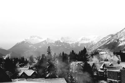 Woman in mountains