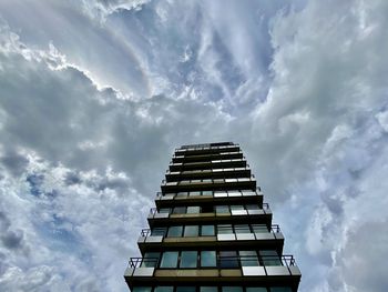 Low angle view of building against sky