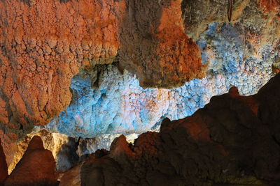 Close-up of rock formations