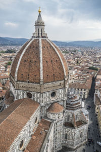 The brunelleschi dome view from the giotto bell tower