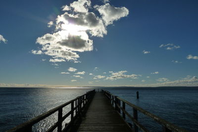 Jetty leading to sea