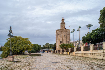 View of historic building against sky