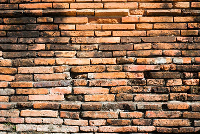 Full frame shot of brick wall