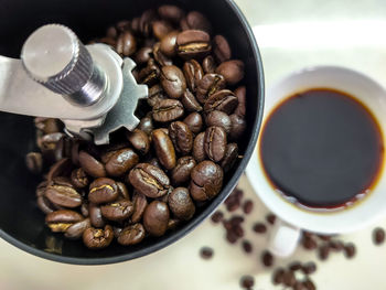 Close-up of coffee cup