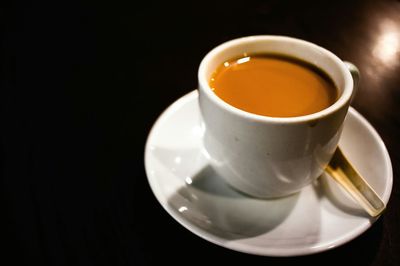 Close-up of coffee cup