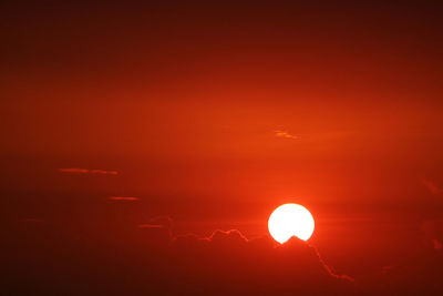 Scenic view of sunset