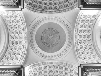 Low angle view of ceiling of building
