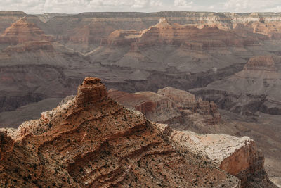 Rock formations in a desert