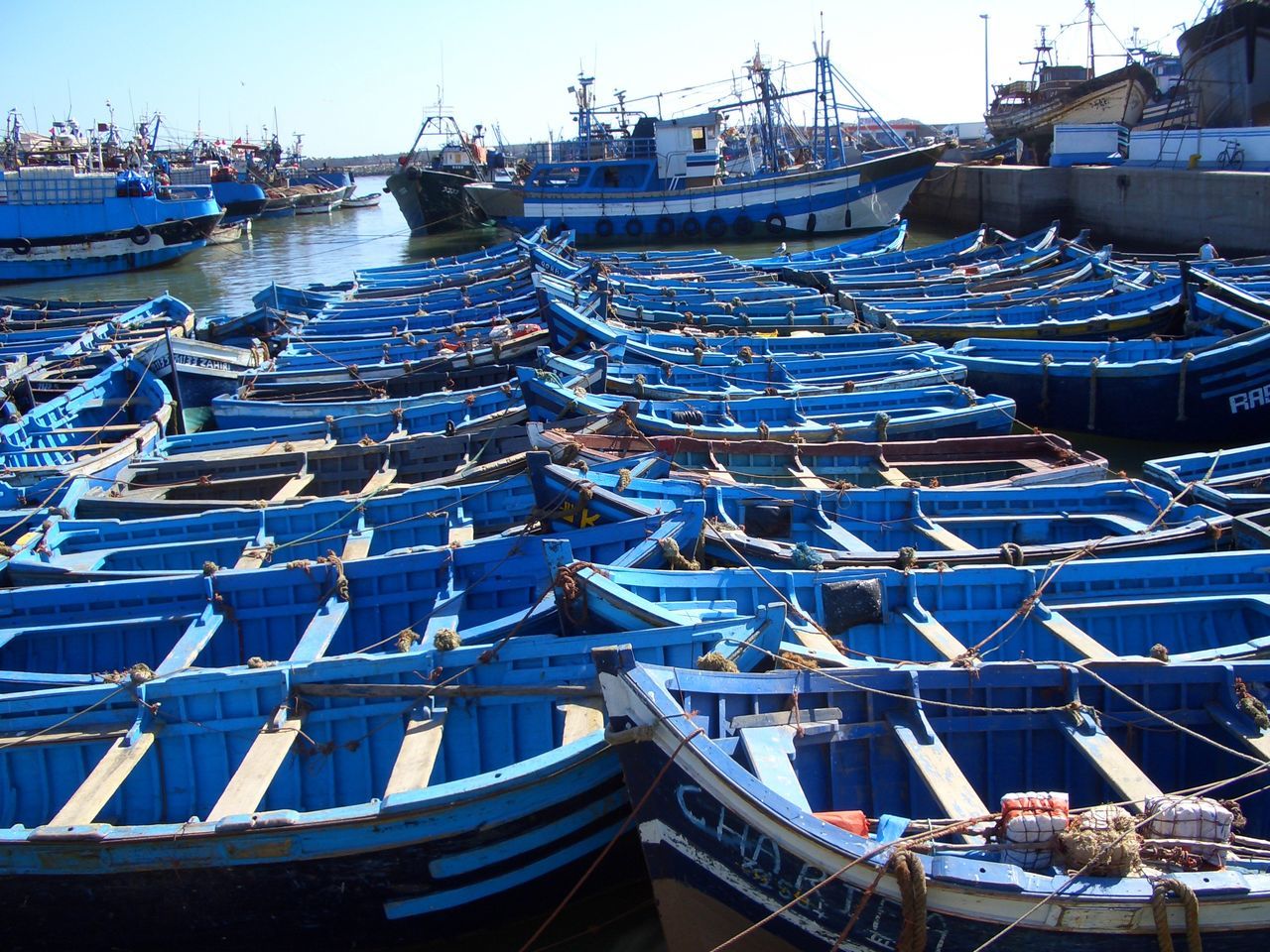 Wooden boats