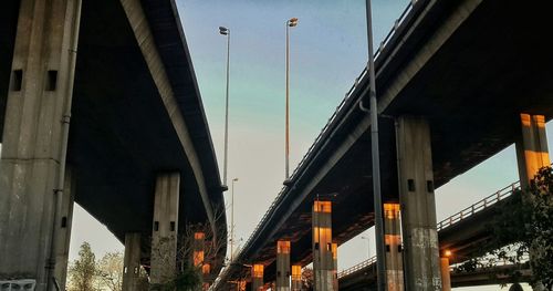 Low angle view of bridge