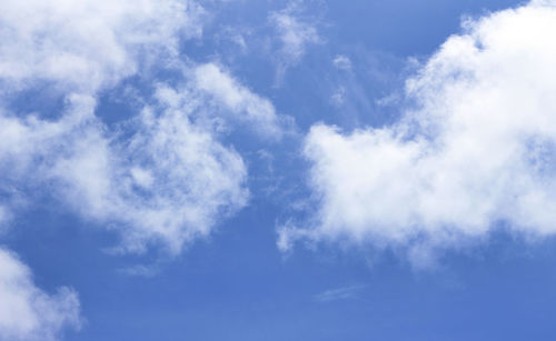 Low angle view of clouds in sky