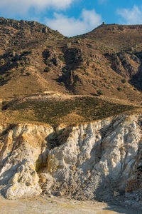 Volcanic crater stefanos in the lakki valley of the island nisyros greece