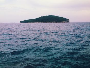 View of calm sea against the sky