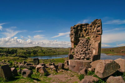 Scenic view of landscape against sky