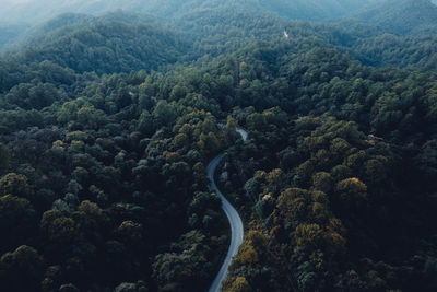 High angle view of landscape