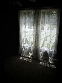 Interior of abandoned home