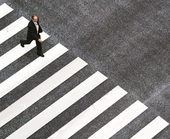 View of zebra crossing