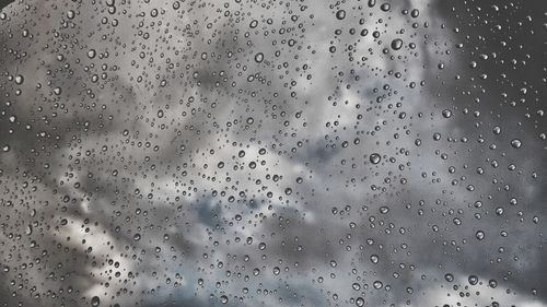 Full frame shot of water drops