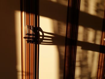 Close-up of closed door