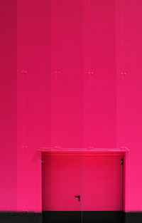 Close-up of pink wall