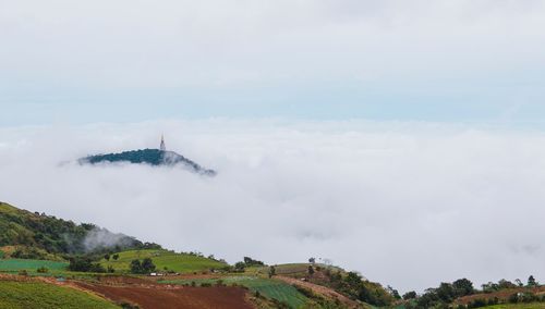 Panoramic view of landscape against sky