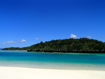 Scenic shot of calm beach