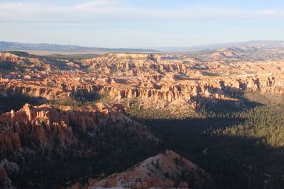 Scenic view of bryce canyon national park against sky