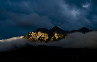 Mountain after the storm