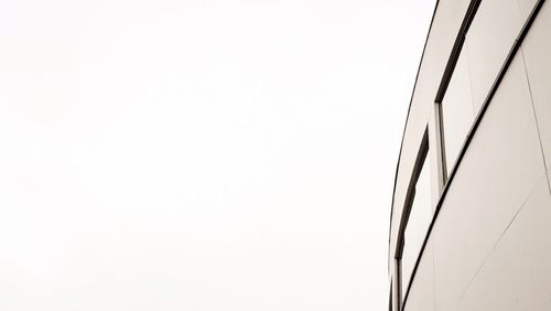 Close-up low angle view of plant against clear sky