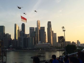 Skyscrapers in city