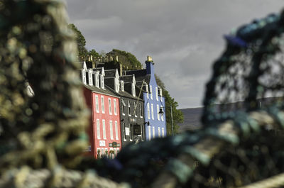 Low angle view of building against sky