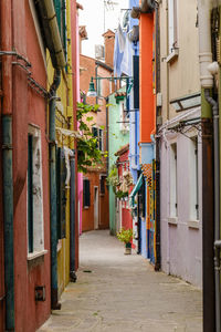 Street amidst buildings in city